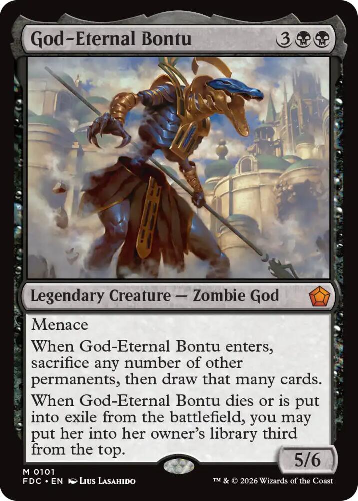 God-Eternal Bontu, Commander: Foundations 101