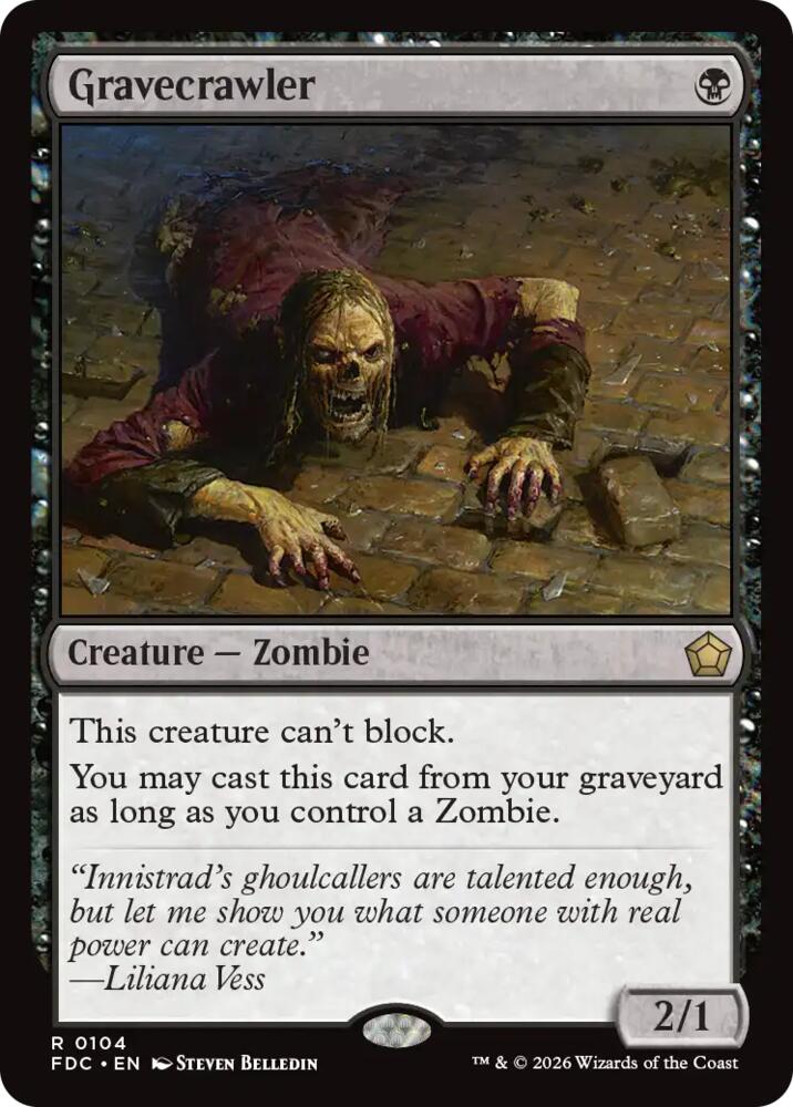 Gravecrawler, Commander: Foundations 104