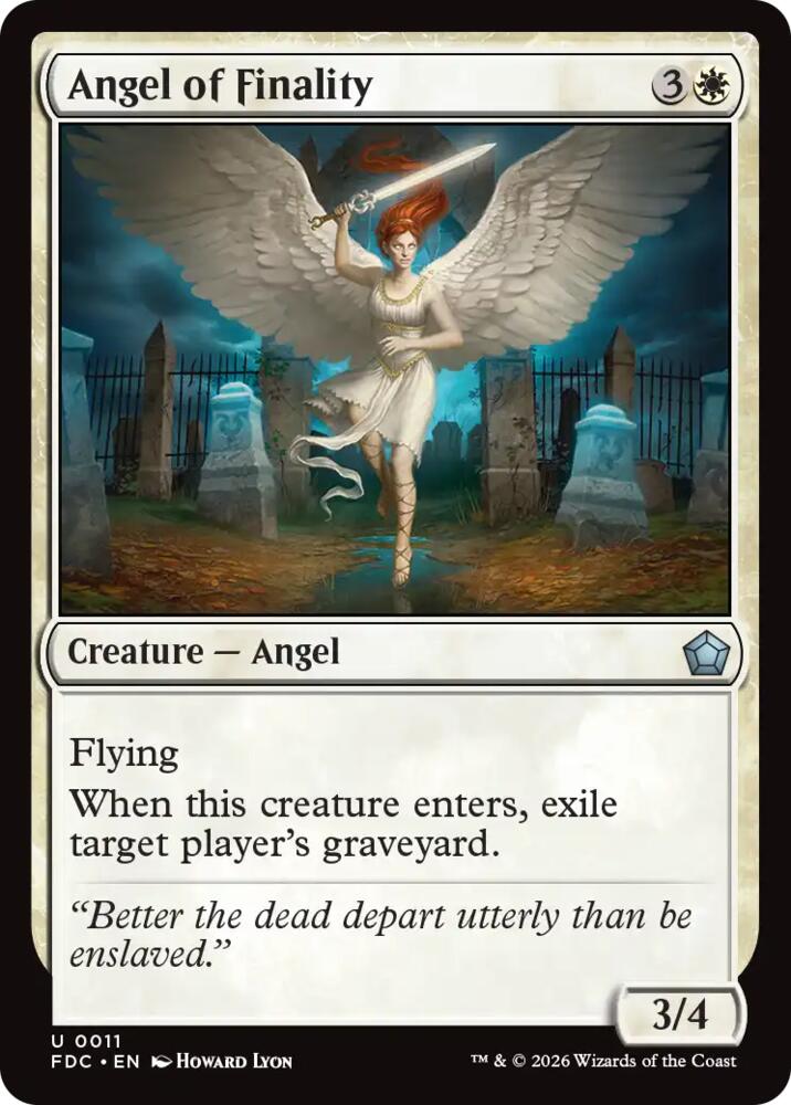 Angel of Finality, Commander: Foundations 11