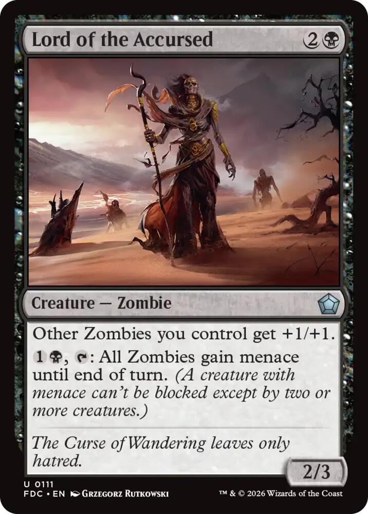 Lord of the Accursed, Commander: Foundations 111