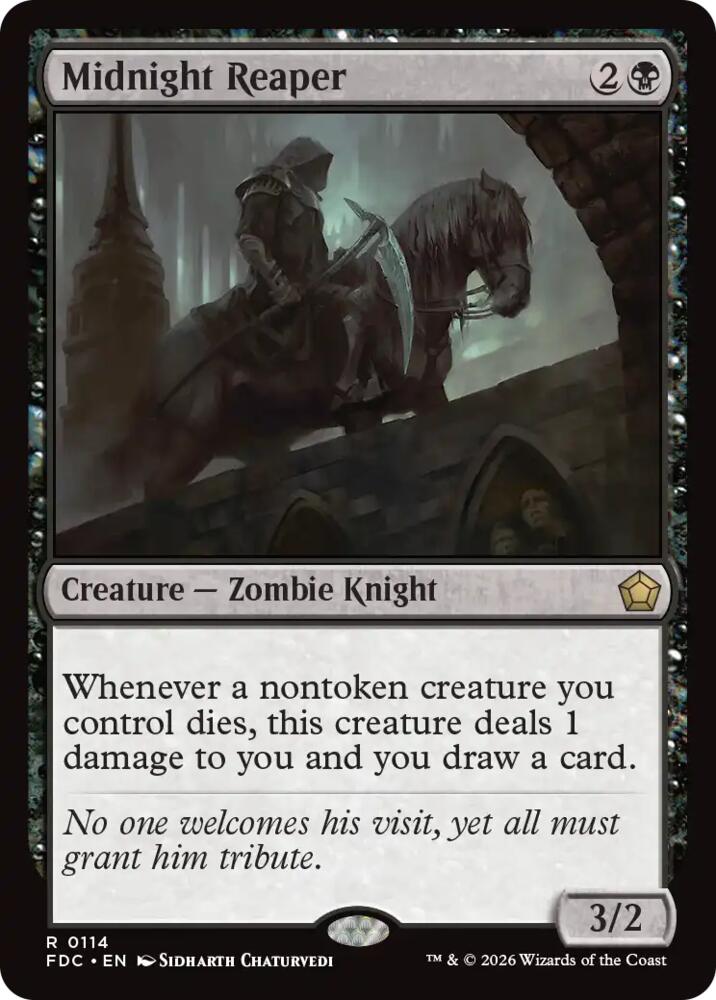 Midnight Reaper, Commander: Foundations 114