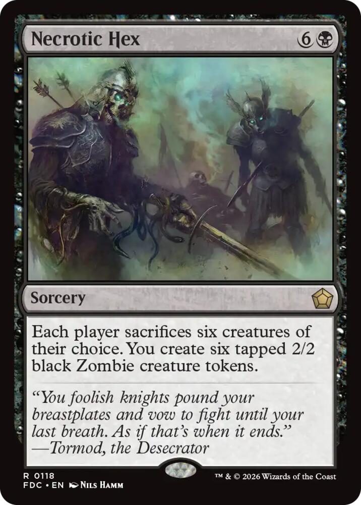 Necrotic Hex, Commander: Foundations 118