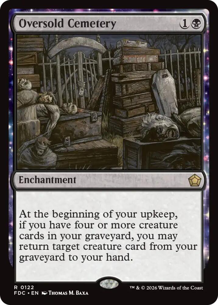 Oversold Cemetery, Commander: Foundations 122