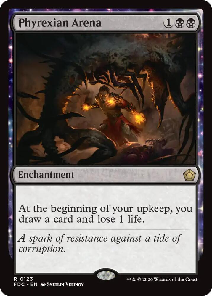 Phyrexian Arena, Commander: Foundations 123