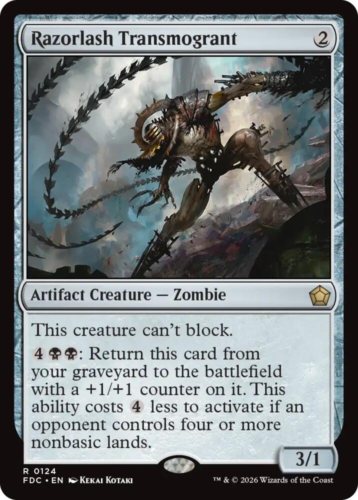 Razorlash Transmogrant, Commander: Foundations 124