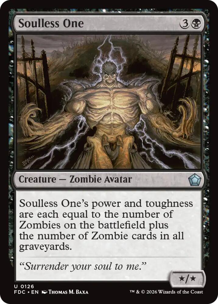 Soulless One, Commander: Foundations 126
