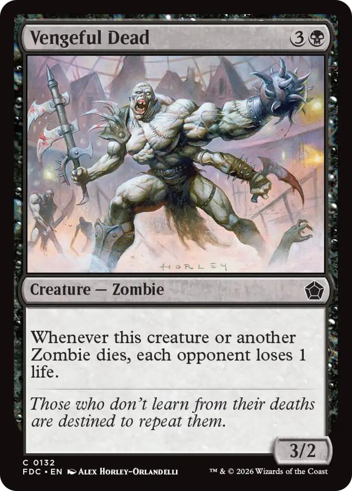 Vengeful Dead, Commander: Foundations 132
