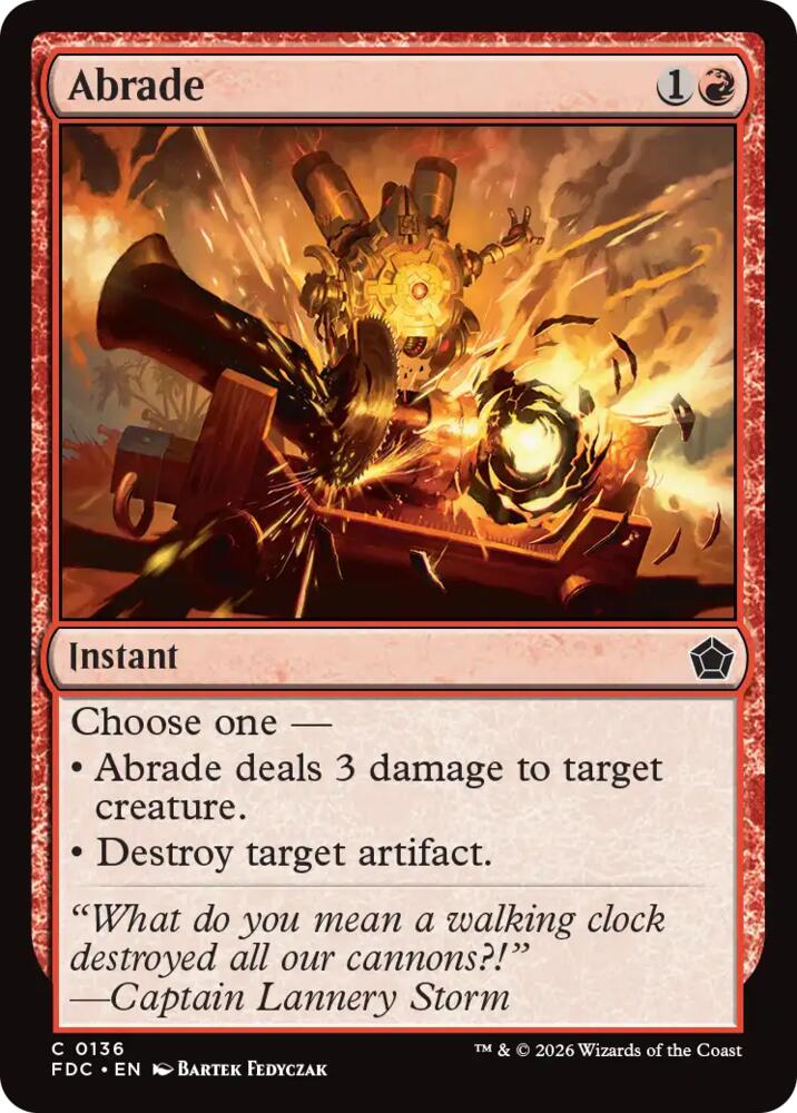 Abrade, Commander: Foundations 136