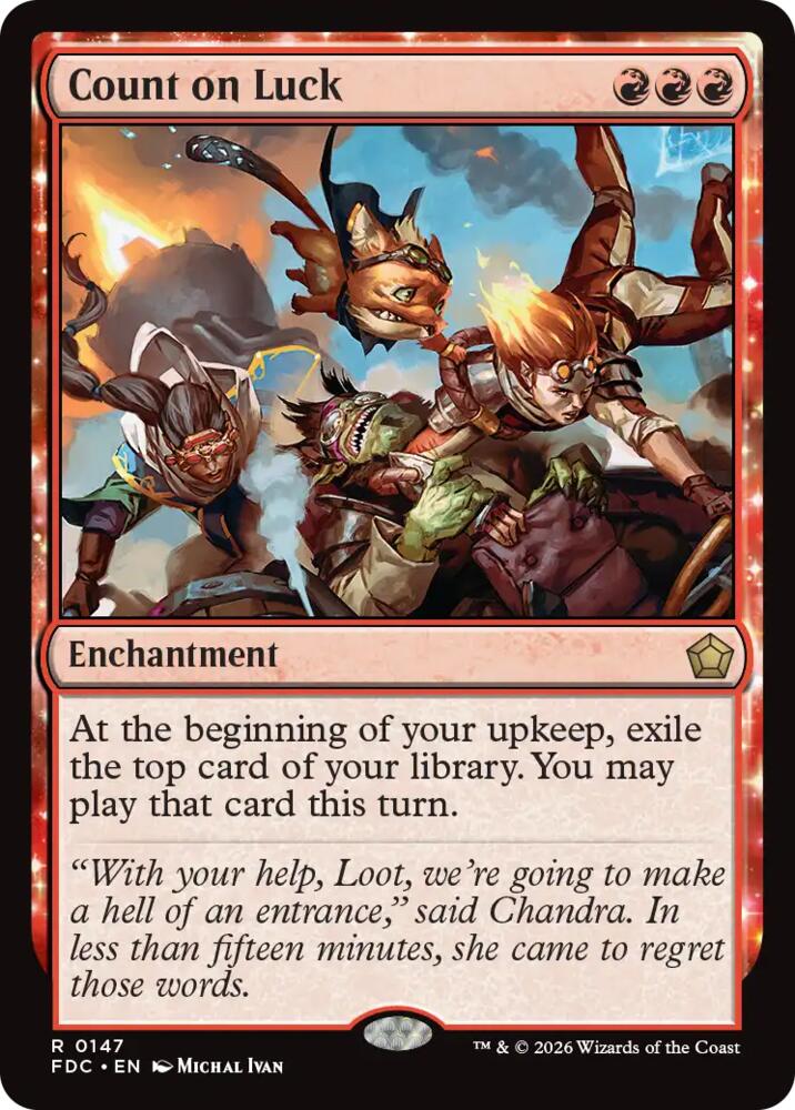 Count on Luck, Commander: Foundations 147