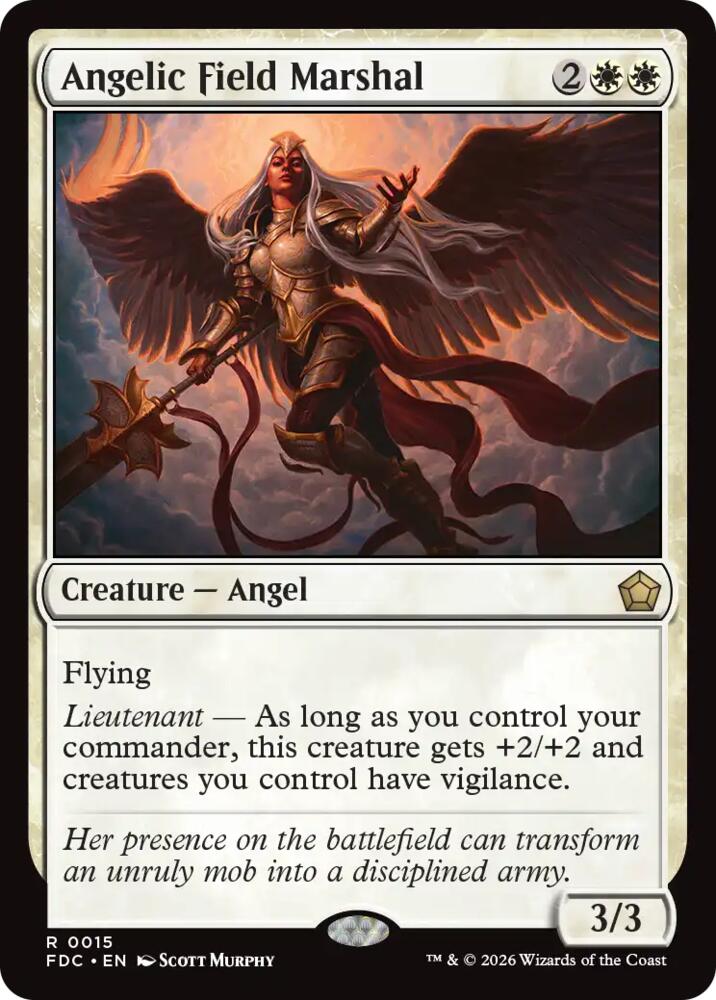 Angelic Field Marshal, Commander: Foundations 15