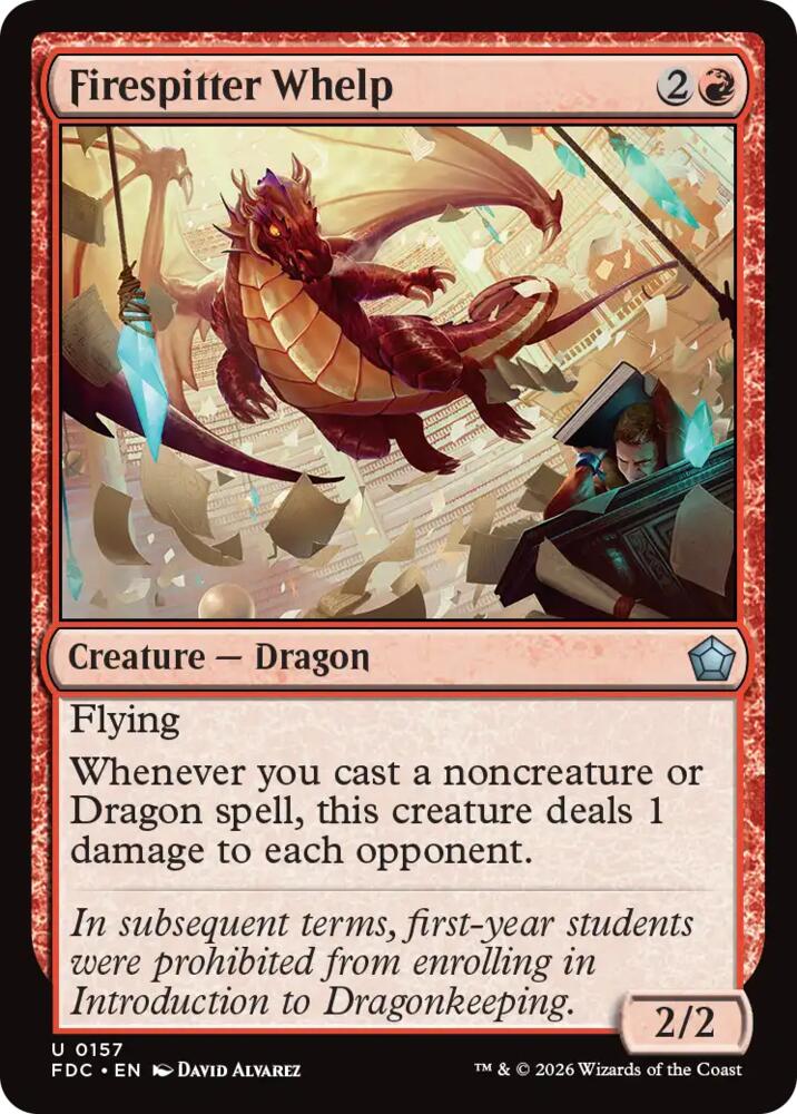 Firespitter Whelp, Commander: Foundations 157