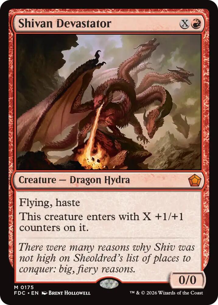 Shivan Devastator, Commander: Foundations 175