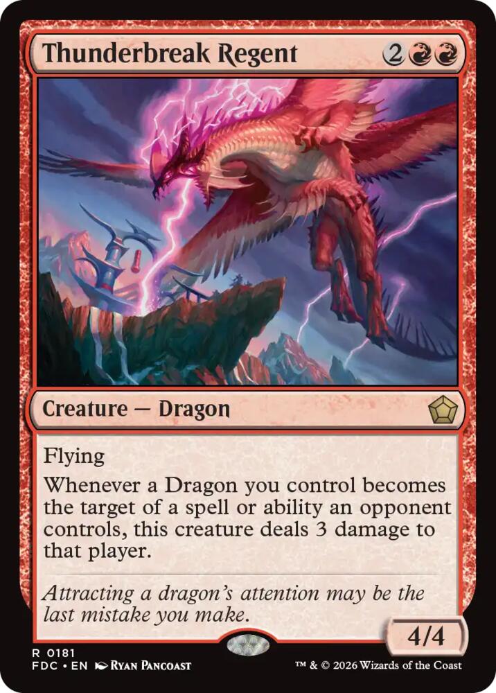 Thunderbreak Regent, Commander: Foundations 181
