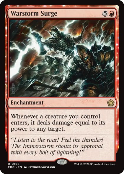 Warstorm Surge, Commander: Foundations 186