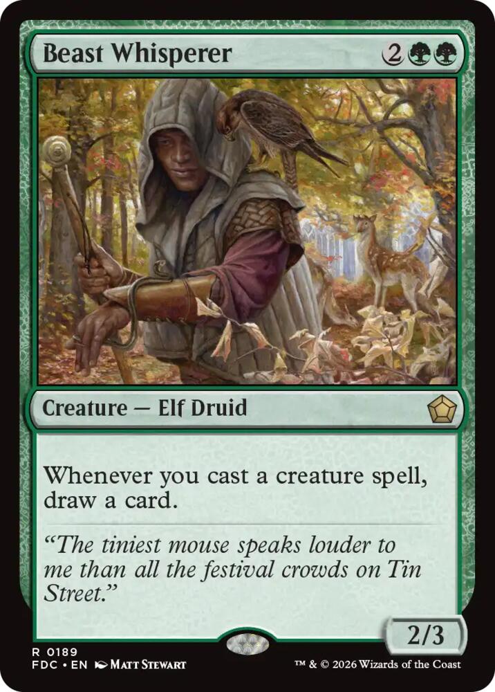 Beast Whisperer, Commander: Foundations 189