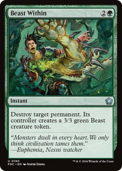Beast Within, Commander: Foundations 190