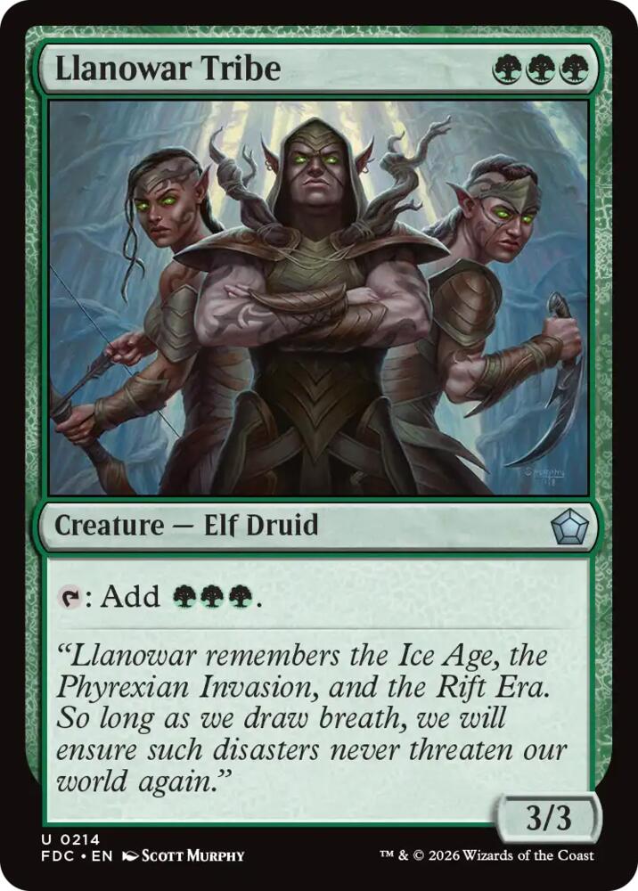Llanowar Tribe, Commander: Foundations 214