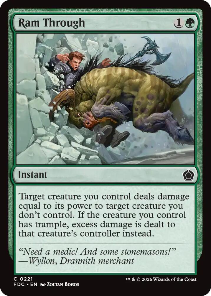 Ram Through, Commander: Foundations 221