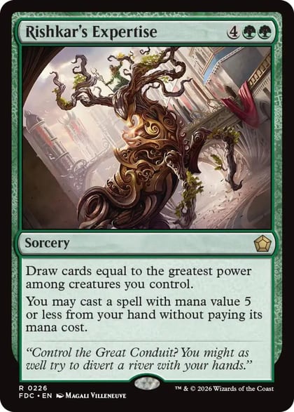 Rishkar's Expertise, Commander: Foundations 226