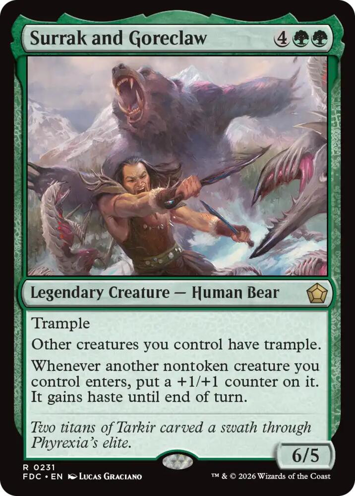 Surrak and Goreclaw, Commander: Foundations 231