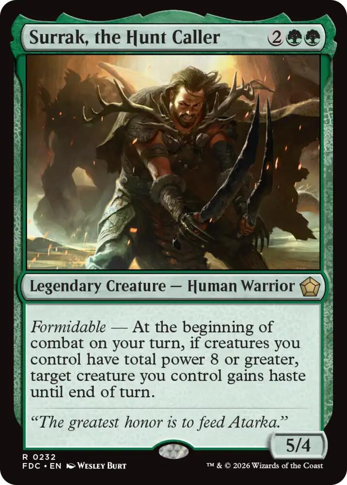 Surrak, the Hunt Caller, Commander: Foundations 232