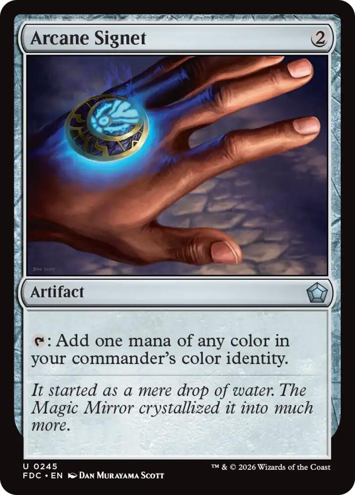 Arcane Signet (0245), Commander: Foundations 245