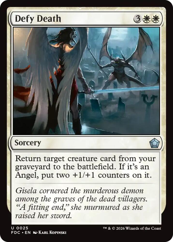 Defy Death, Commander: Foundations 25