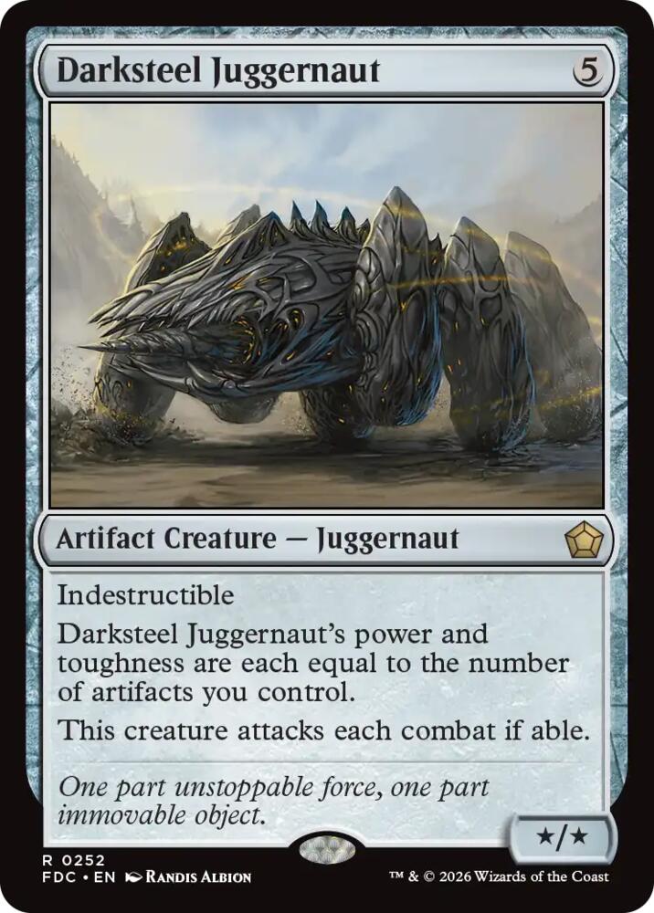 Darksteel Juggernaut, Commander: Foundations 252