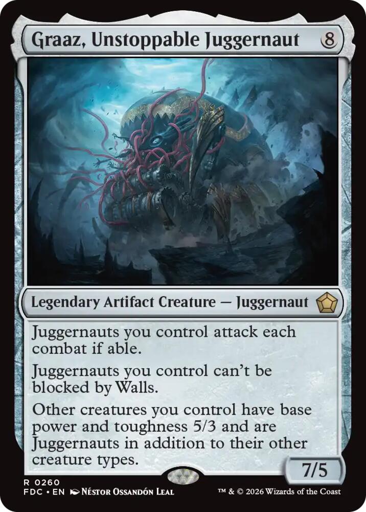 Graaz, Unstoppable Juggernaut, Commander: Foundations 260