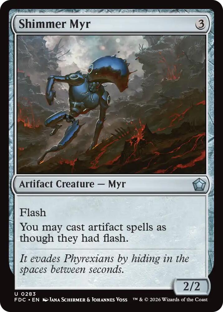 Shimmer Myr, Commander: Foundations 283