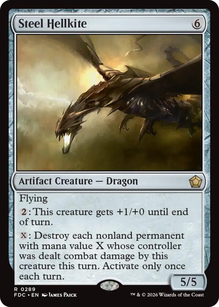 Steel Hellkite, Commander: Foundations 289