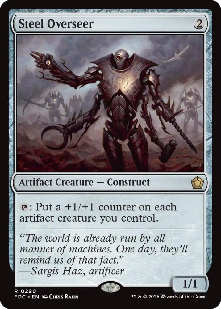 Steel Overseer, Commander: Foundations 290