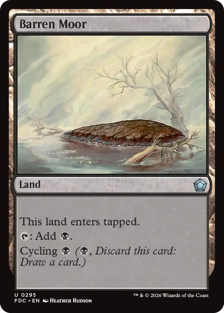 Barren Moor, Commander: Foundations 295