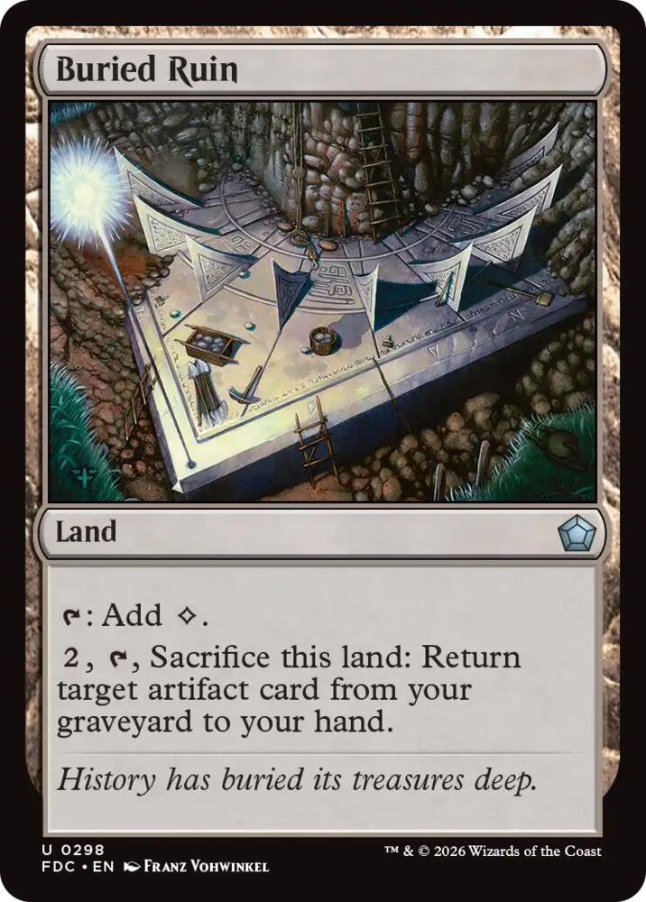 Buried Ruin, Commander: Foundations 298