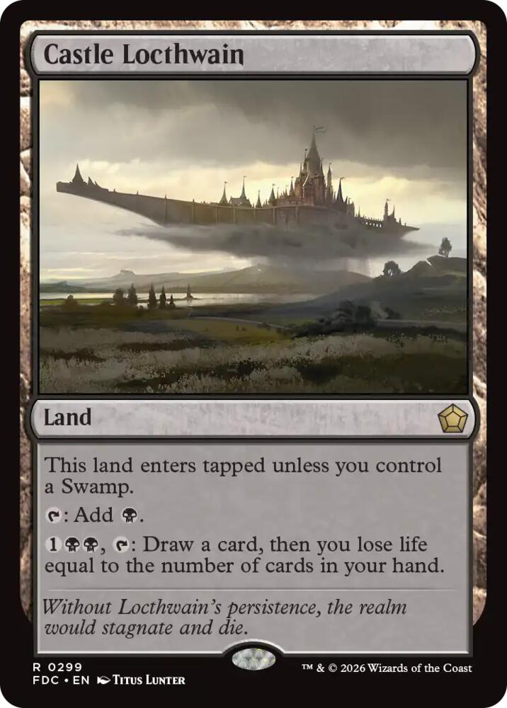 Castle Locthwain, Commander: Foundations 299