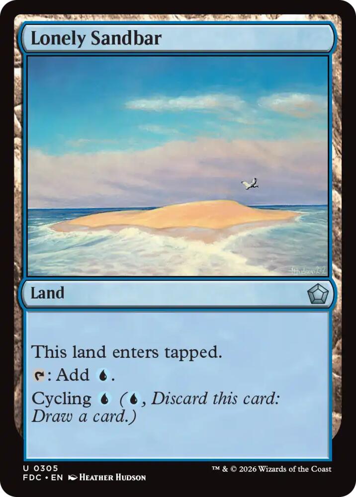 Lonely Sandbar, Commander: Foundations 305