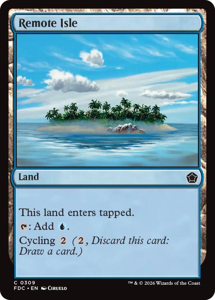 Remote Isle, Commander: Foundations 309