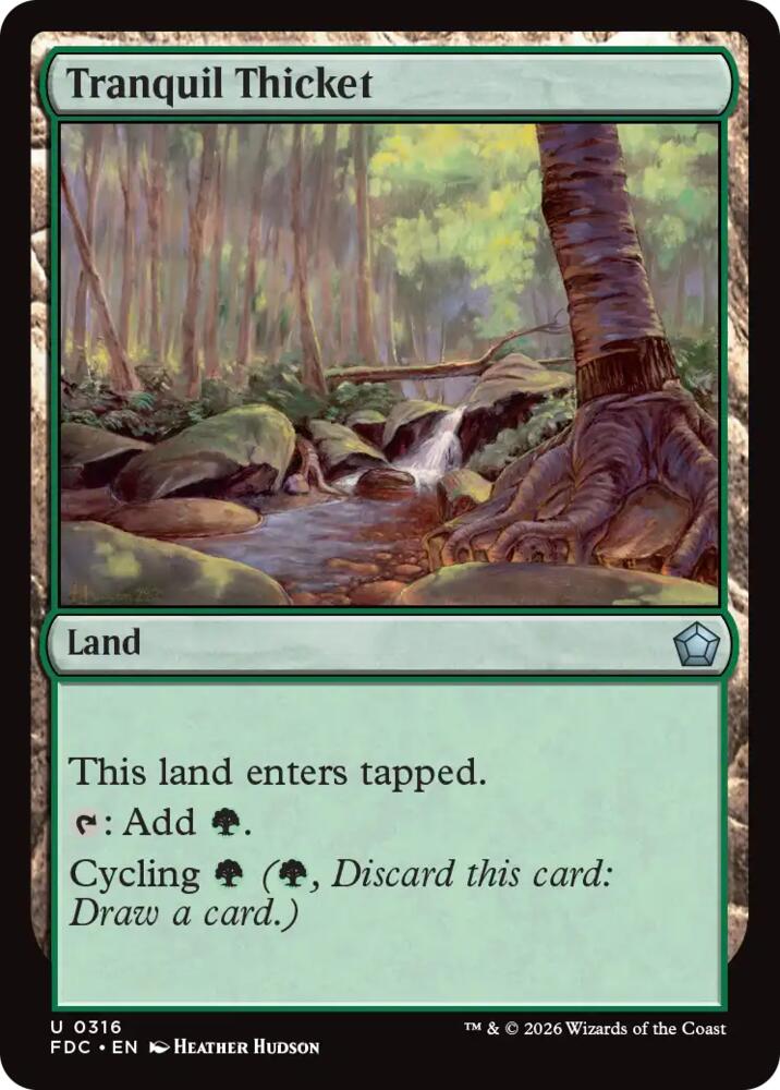 Tranquil Thicket, Commander: Foundations 316