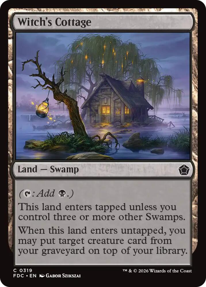Witch's Cottage, Commander: Foundations 319