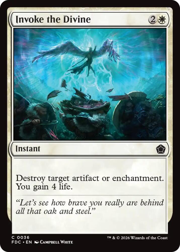 Invoke the Divine, Commander: Foundations 36