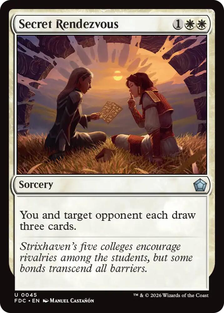 Secret Rendezvous, Commander: Foundations 45