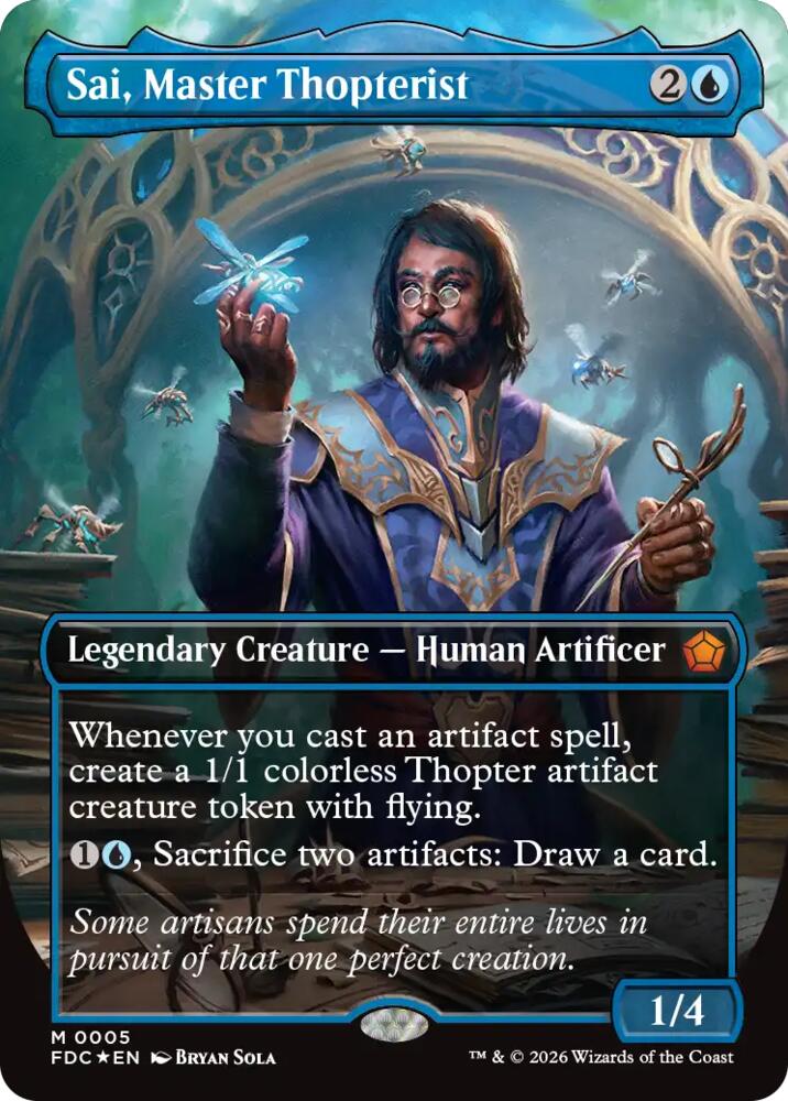 Sai, Master Thopterist (Borderless), Commander: Foundations 5
