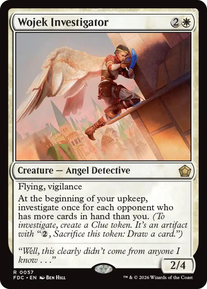 Wojek Investigator, Commander: Foundations 57