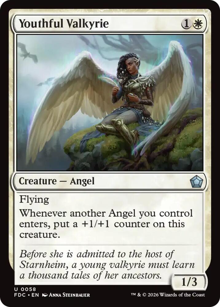 Youthful Valkyrie, Commander: Foundations 58