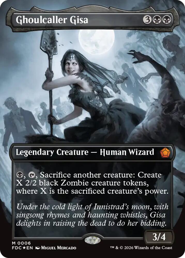 Ghoulcaller Gisa (Borderless), Commander: Foundations 6
