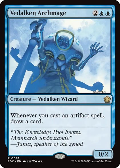 Vedalken Archmage, Commander: Foundations 82