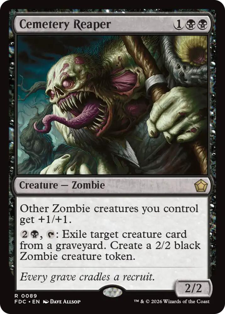 Cemetery Reaper, Commander: Foundations 89