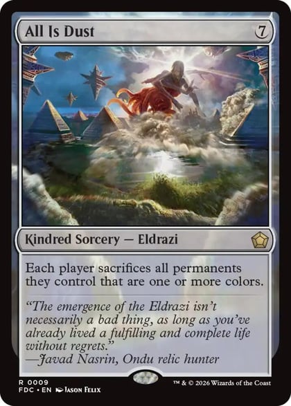All Is Dust, Commander: Foundations 9