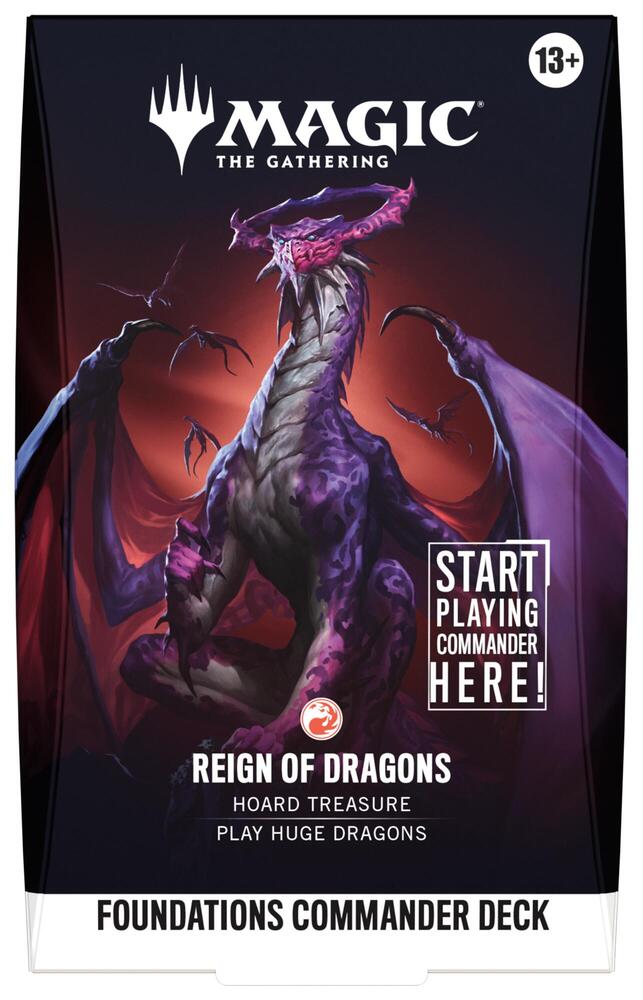 Foundations Commander Deck - Reign of Dragons, Commander: Foundations P693143
