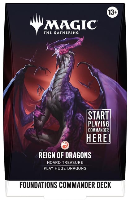 Foundations Commander Deck - Reign of Dragons, Commander: Foundations P693143
